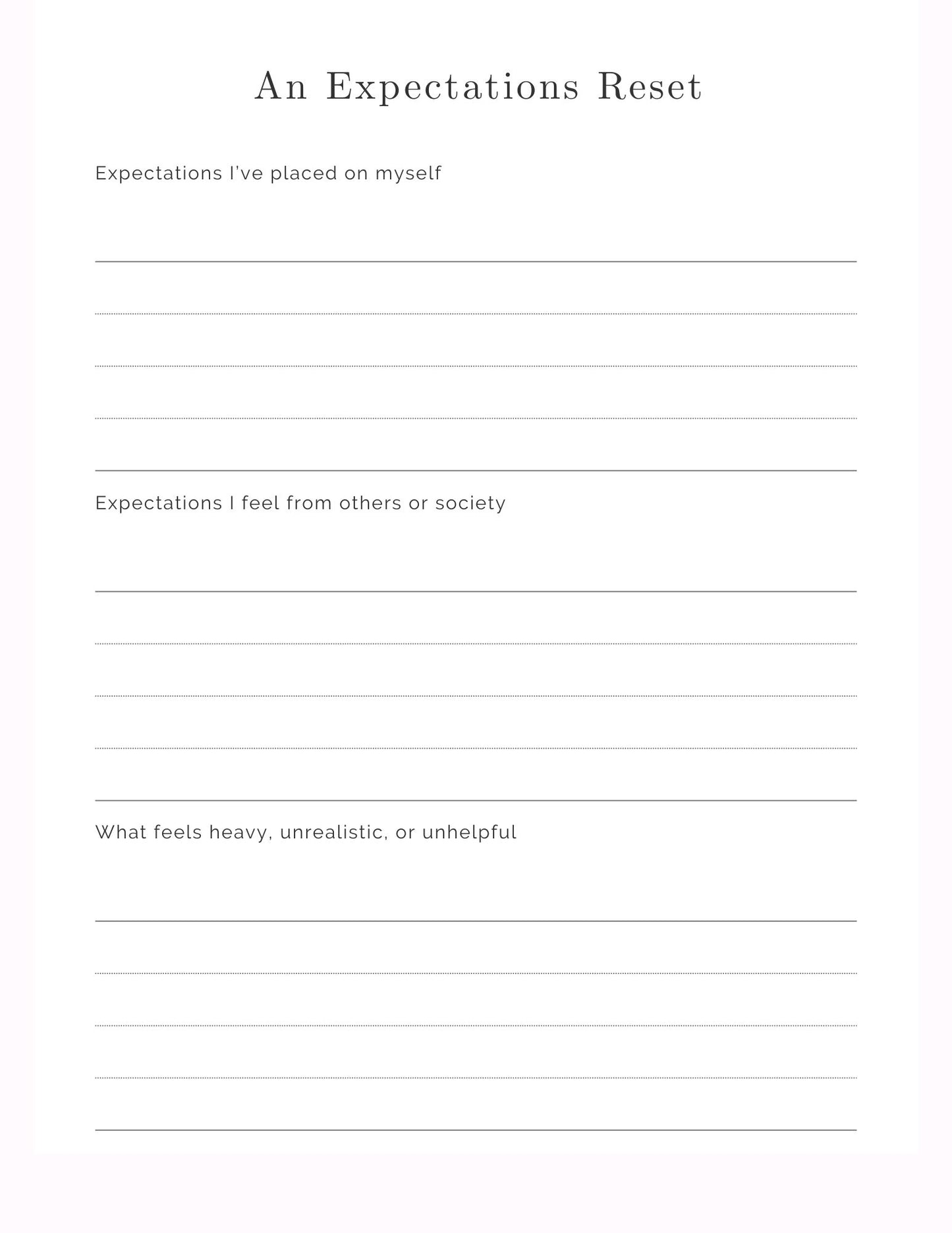 Pregnancy to Motherhood Transition Pack